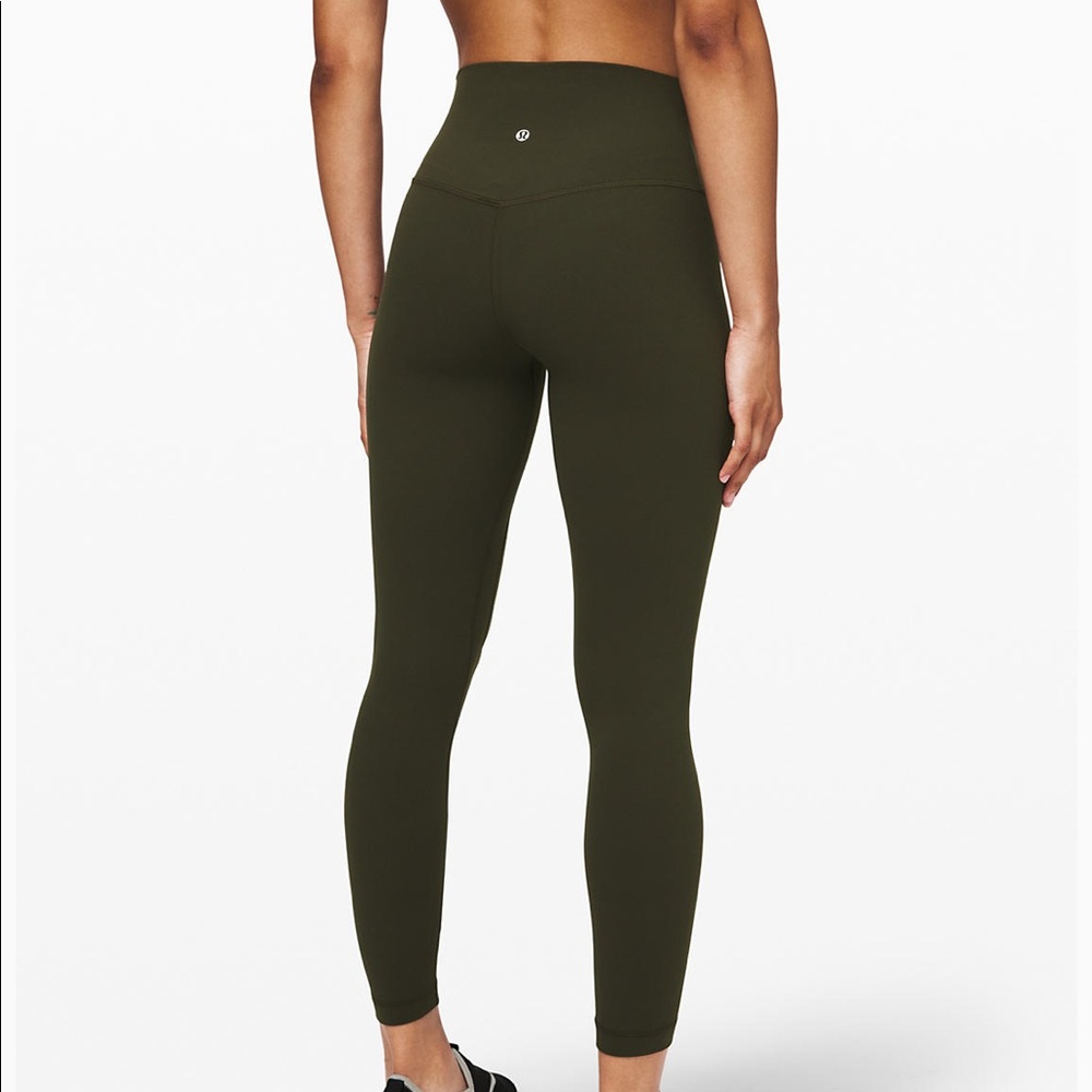 Lululemon high waisted green leggings